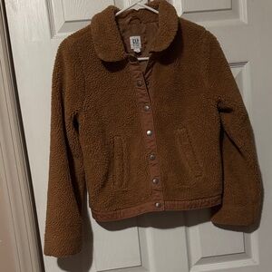 GAP Warm Brown Fleece Jacket